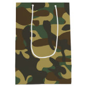 Sac Cadeau Moyen Camouflage de forêt  (Dos)