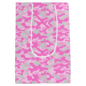 Sac Cadeau Moyen Camouflage rose (Dos)