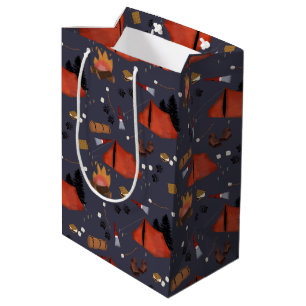 Sac Cadeau Moyen Camping Extérieur Aventure Été Feu de camp