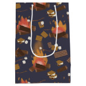 Sac Cadeau Moyen Camping Fire Outdoor Adventure & Marshmallows (Dos)