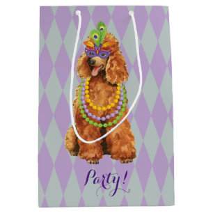 Sac Cadeau Moyen Caniche de mardi gras