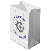 Sac Cadeau Moyen "Capitaine Hot Stuff" (Devant Angle)