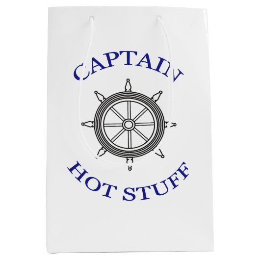 Sac Cadeau Moyen "Capitaine Hot Stuff" (Devant)