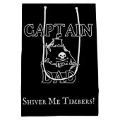 Sac Cadeau Moyen Capitaine Papa - Ghosts Galleon (Dos)