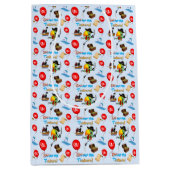 Sac Cadeau Moyen Capitaine Parrot Trésor Pirate (Devant)