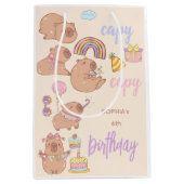 Sac Cadeau Moyen Capy capy birthday (Devant)