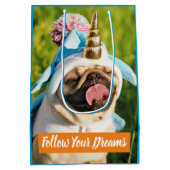 Sac Cadeau Moyen Carlin Unicorn (Dos)