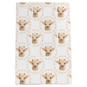 Sac Cadeau Moyen carrelage de chèvre unisexe mignon (Dos)