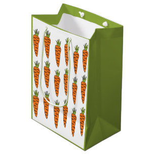 Sac Cadeau Moyen Carrot Veggie Healthy Food Party