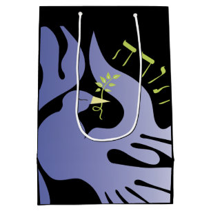 Sac Cadeau Moyen Carte cadeau Dove Peace Bat Bar Mitzvah Merci