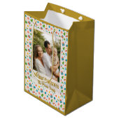 Sac Cadeau Moyen Carte de voeux pliée (Devant Angle)