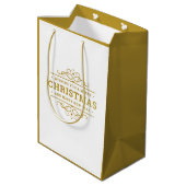 Sac Cadeau Moyen Carte de voeux pliée (Dos Angle)