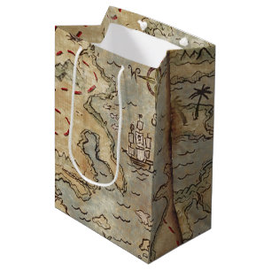 Sac Cadeau Moyen Carte des trésors