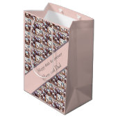 Sac Cadeau Moyen Carte du 46e anniversaire du Mariage (Dos Angle)