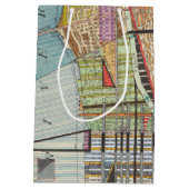 Sac Cadeau Moyen Carte moderne de New York I (Dos)