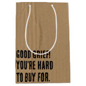 Sac Cadeau Moyen Carton ondulé Avec Texte D'Anniversaire (Devant)