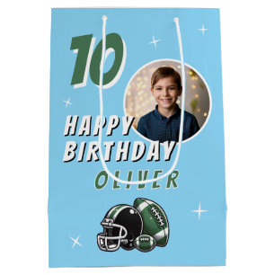 Sac Cadeau Moyen Casque de balle de football Caricature Photo Anniv