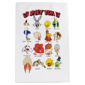 Sac Cadeau Moyen Casques LOONEY TUNES™ (Devant)