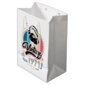 Sac Cadeau Moyen Casques vintages depuis 1971 (Devant Angle)