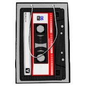 SAC CADEAU MOYEN CASSETTE CLASSIQUE DES ANNÉES 1980  (Devant)