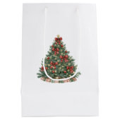 Sac Cadeau Moyen Cat in a hat Christmas  (Dos)