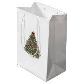 Sac Cadeau Moyen Cat in a hat Christmas  (Dos Angle)