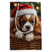 Sac Cadeau Moyen Cavalier King Charles Spaniel Cozy Basket (Devant)