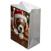 Sac Cadeau Moyen Cavalier King Charles Spaniel Cozy Basket (Dos Angle)