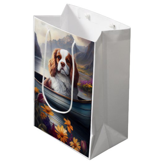 Sac Cadeau Moyen Cavalier King sur une rame : une aventure Pittores (Devant Angle)