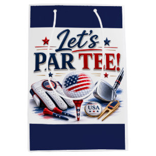 Sac Cadeau Moyen Célébration du 14 juillet pour golfeur