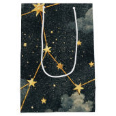 Sac Cadeau Moyen Celestial Constellation Star Pattern (1) (Dos)