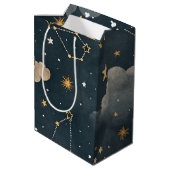 Sac Cadeau Moyen Celestial Constellation Star Pattern (5) (Dos Angle)