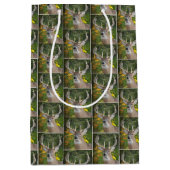 Sac Cadeau Moyen cerf à gros seins dans les bois (Devant)