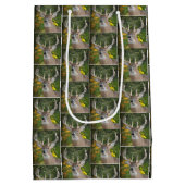 Sac Cadeau Moyen cerf à gros seins dans les bois (Dos)