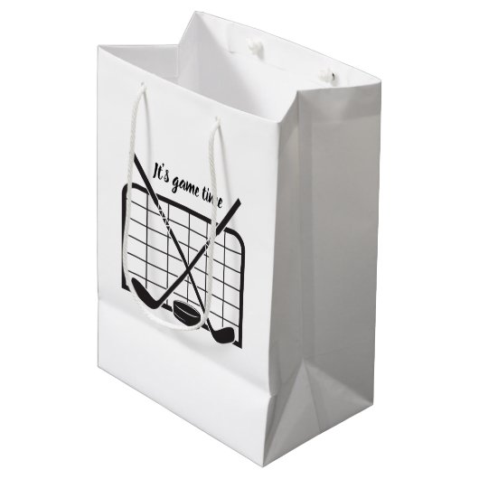 Sac Cadeau Moyen C'est l'heure du jeu (Devant Angle)