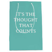 Sac Cadeau Moyen C'est l'Humour de la pensée drôle (Devant)