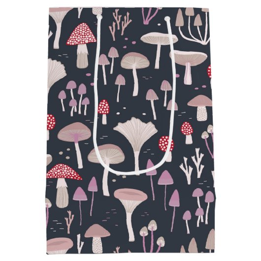 Sac Cadeau Moyen Champignons des Toadstool de champignons (Dos)