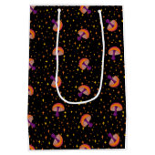 Sac Cadeau Moyen Champignons magiques d'automne_noir (Dos)
