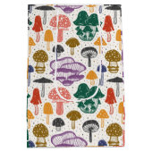 Sac Cadeau Moyen Champignons Mycologiste esthétique botanique (Dos)