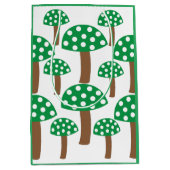 Sac Cadeau Moyen Champignons verts (Devant)