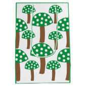 Sac Cadeau Moyen Champignons verts (Dos)