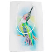 Sac Cadeau Moyen Chant de colibri (Devant)