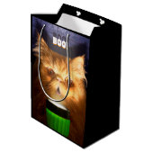 Sac Cadeau Moyen Chat avec lampe de poche (Dos Angle)