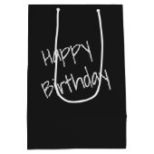 Sac Cadeau Moyen Chat d'Anniversaire Scruffy Alley (Dos)