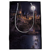 Sac Cadeau Moyen Château Harry Potter | Grand lac à Hogwarts (Devant)
