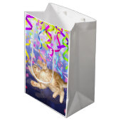 Sac Cadeau Moyen Chaton de partie (Devant Angle)