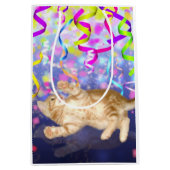 Sac Cadeau Moyen Chaton de partie (Devant)