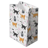 Sac Cadeau Moyen Chats mignons (Dos Angle)