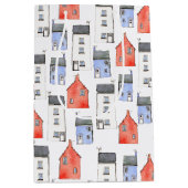 Sac Cadeau Moyen Chauffage domestique de la maison aquarelle (Devant)