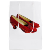 Sac Cadeau Moyen Chaussons Rouges Ruby Chaussures Enveloppement Pap (Dos)